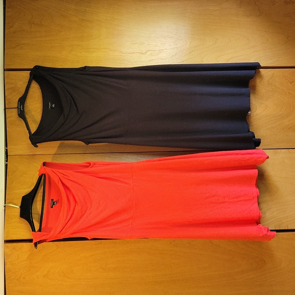 SOLD 2 Ann Taylor sleeveless flair dresses